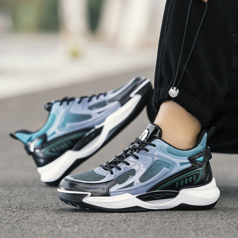 New Men's Basketball Trendy Versatile Casual Foam Sole Comfortable Sports Youth Trend Shoes_voghion.com