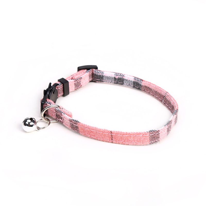 New Pet Lucky Cat Bell Cute Teddy Dog Collar Small And Medium Puppy Leash_voghion.com