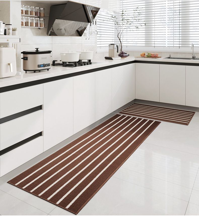 Tapis de sol de cuisine en velours pour la maison et le jardin, absorbant l'eau, antidérapant, résistant à l'huile et à l'essuyage, résistant à la saleté, paillasson_voghion.com