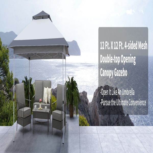 12' x 12' Outdoor Pop-up Canopy_voghion.com