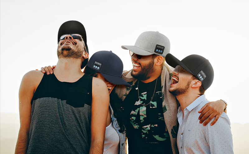 Multifunksjonell utendørs lue med Bluetooth-høyttalere Avtakbar trådløs justerbar musikkbaseballhette Løpesportsgave_voghion.com