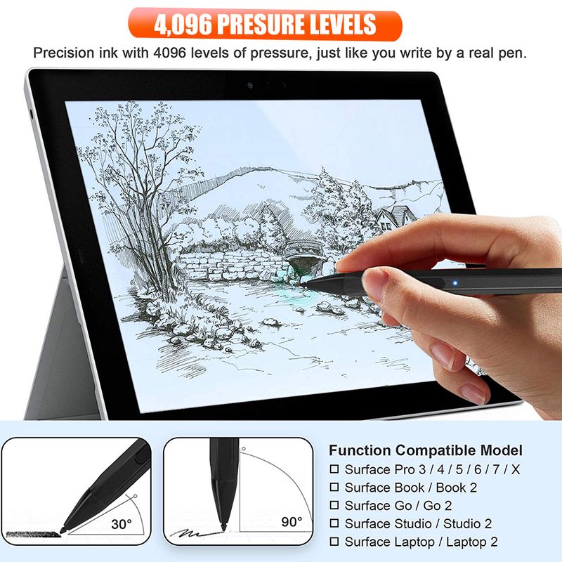 Polnilno magnetno pisalo za tablični računalnik z zaslonom na dotik, risanje in pisanje, za Lenovo Tab P11 Pro 11,5" TB-J716F s sponko za pisalo_voghion.com
