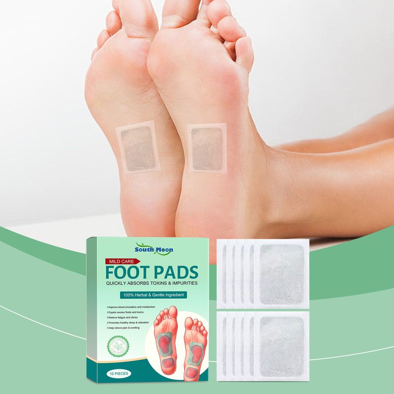 Parche para pies con esencia vegetal de masaje South Moon para el cuidado suave_voghion.com