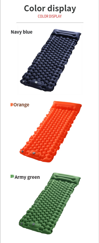 Thickened Outdoor Foldable Portable Tent Nap Ground Moisture-proof Single Double Egg Nest Inflatable Mat_voghion.com