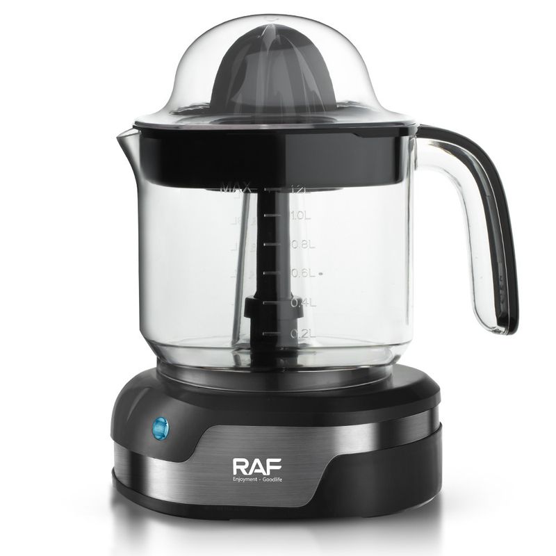 RAF EU Standard Electric Fresh Juicer, Home Automatic Lemon & Orange Juice Maker, Small Portable 1.2L Appliance_voghion.com