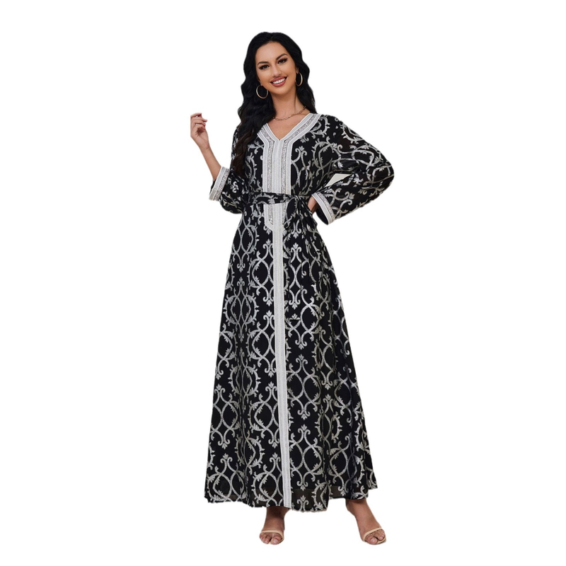 Mt066 Vrouwen Moslim Grote Pendulum Hot Stamped Robe Jurk_voghion.com