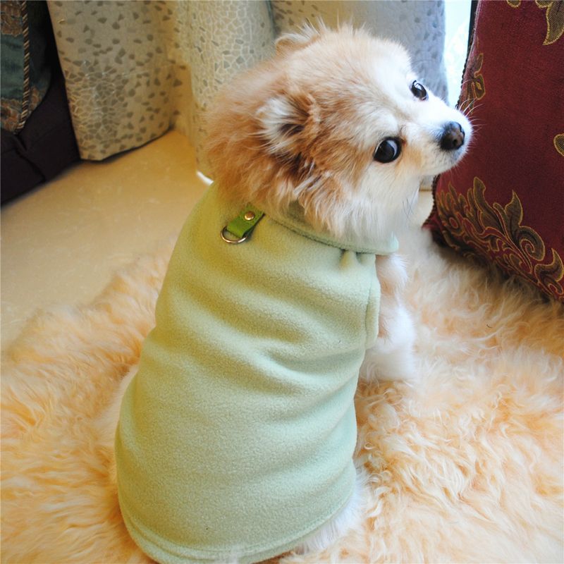 Abbigliamento per animali domestici diretto dalla fabbrica, per cani, autunno e inverno, in pile polare, fibbia di trazione, 27 colori brevettati, saranno oggetto di indagine_voghion.com