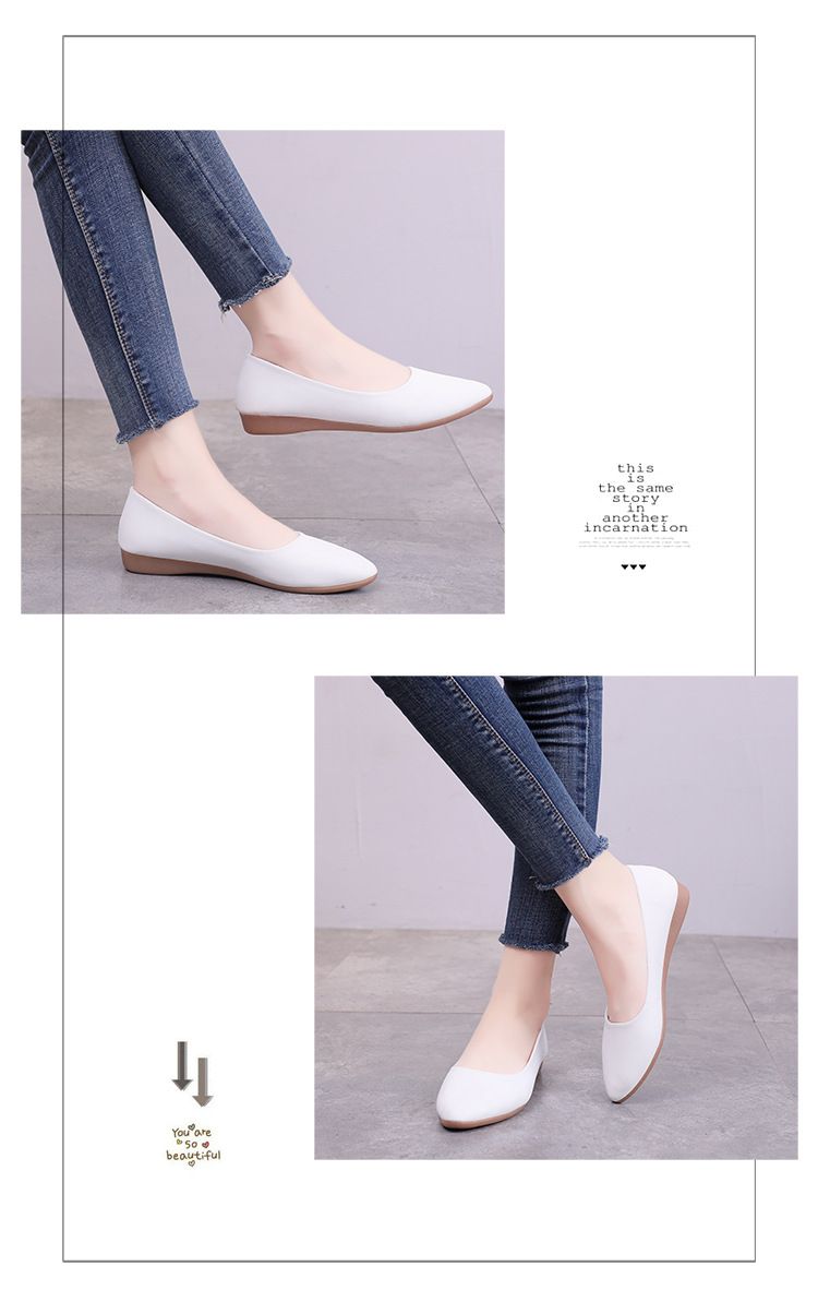 Autumn Essentials Women's Pointed-toe Ballet Flats_voghion.com