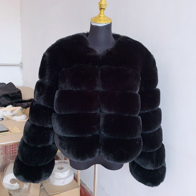 Haining fabbrica di pellicce all'ingrosso autunno e inverno nuovo caldo tempo libero splicing donne pelliccia di volpe cappotto abbigliamento femminile_voghion.com