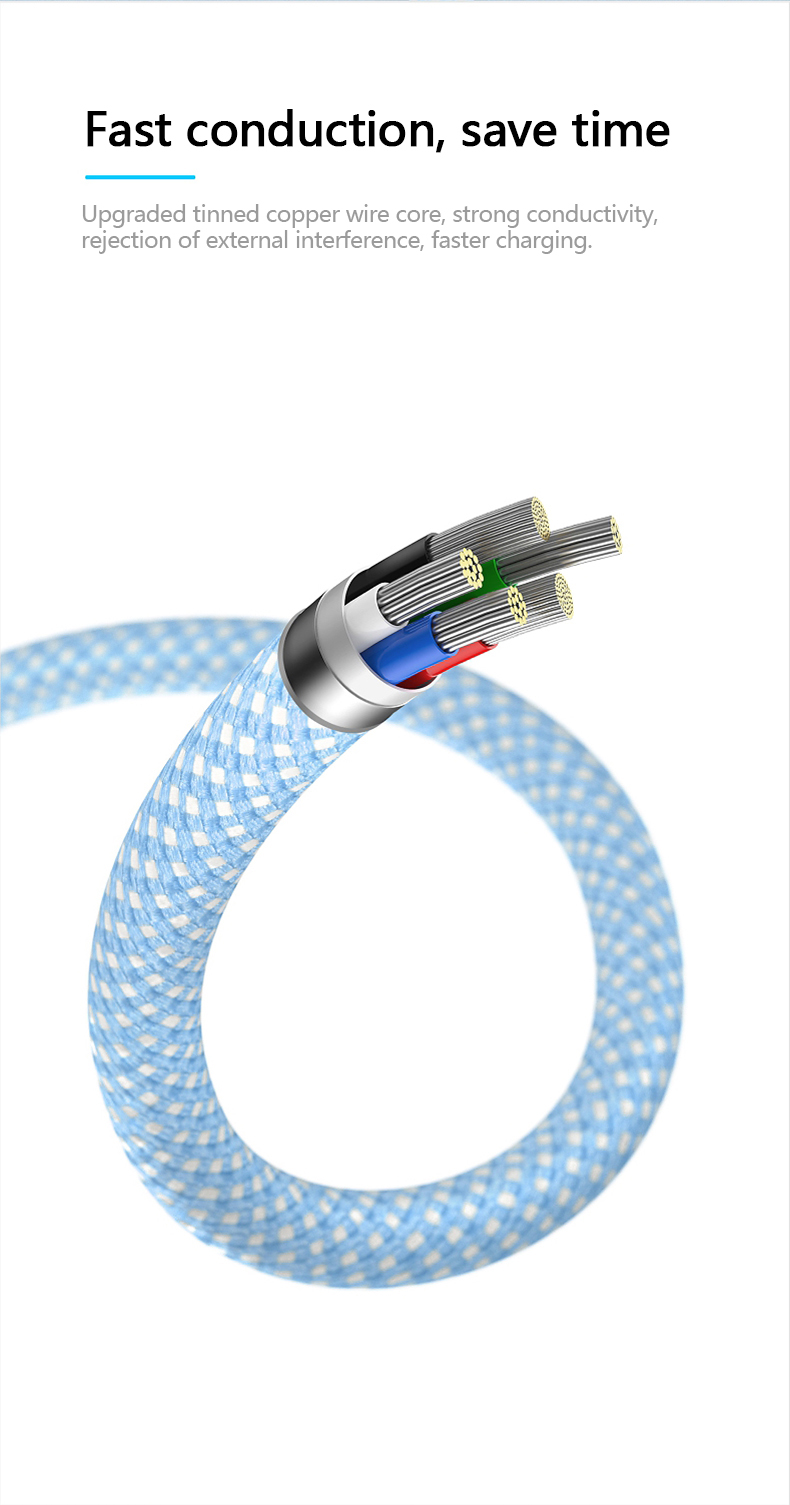 PD 20W USB cable for iPhone Type C to 8-pin charger Quick charging cable for iPhone 13 Pro Max USB C data cabl_voghion.com