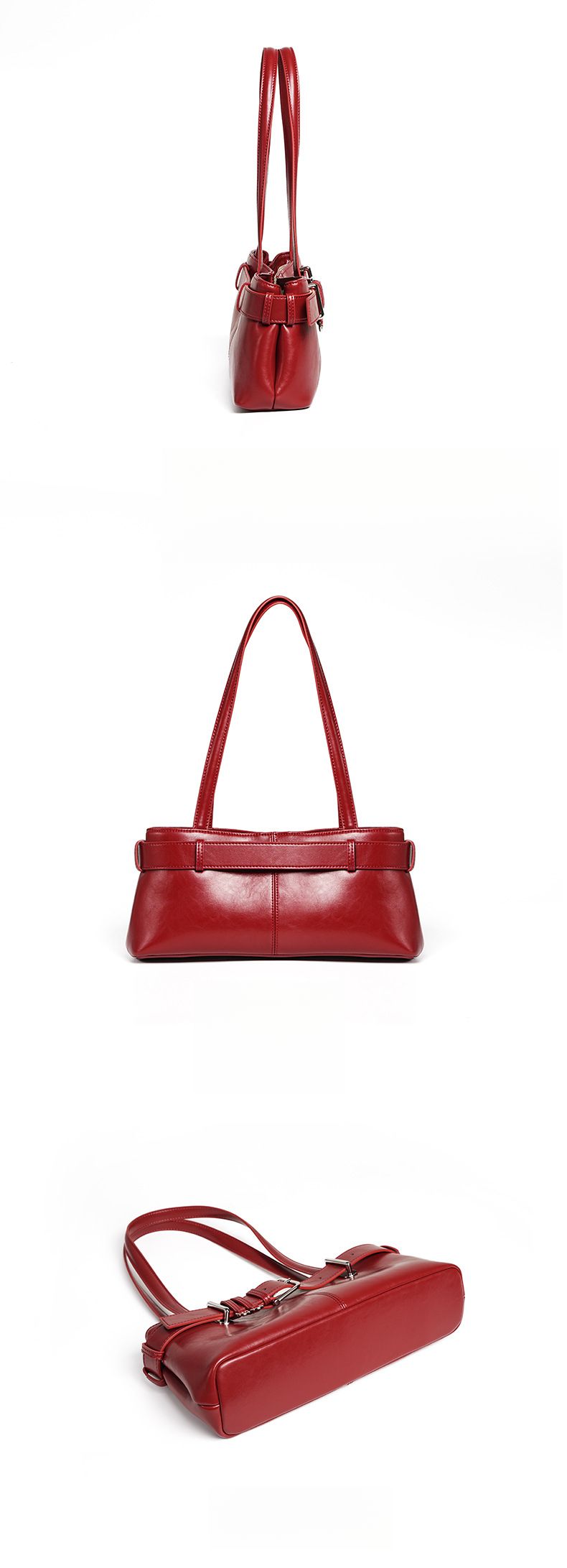 Südkorea Nischendesign 2025 Neue Unterarmtasche Cool Belt Lock Rindsleder Große Kapazität Handtasche Mode Vielseitig Freizeit Personalisiert_voghion.com