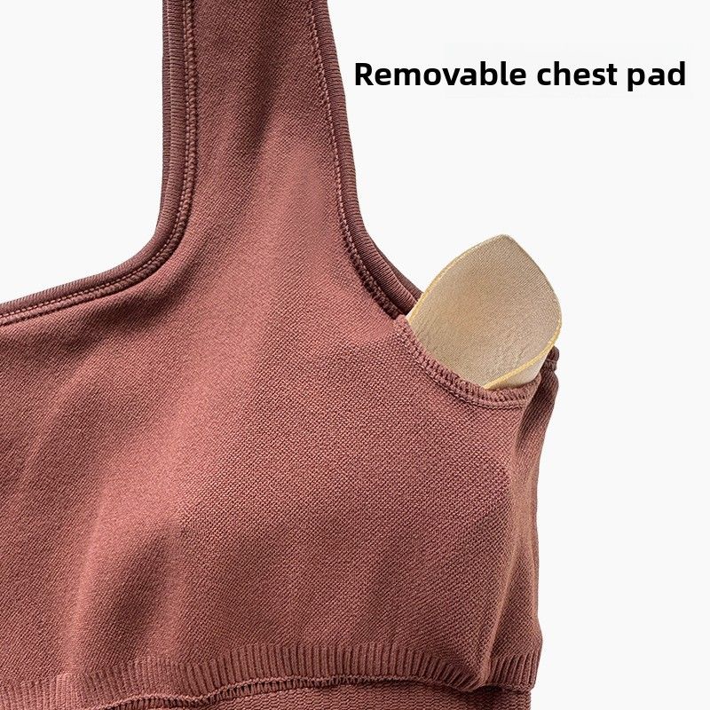 Clearan No Returns Seamless Yoga Integrated Sports Training Fitness Suit High Elasticity Tummy Control Shaping_voghion.com