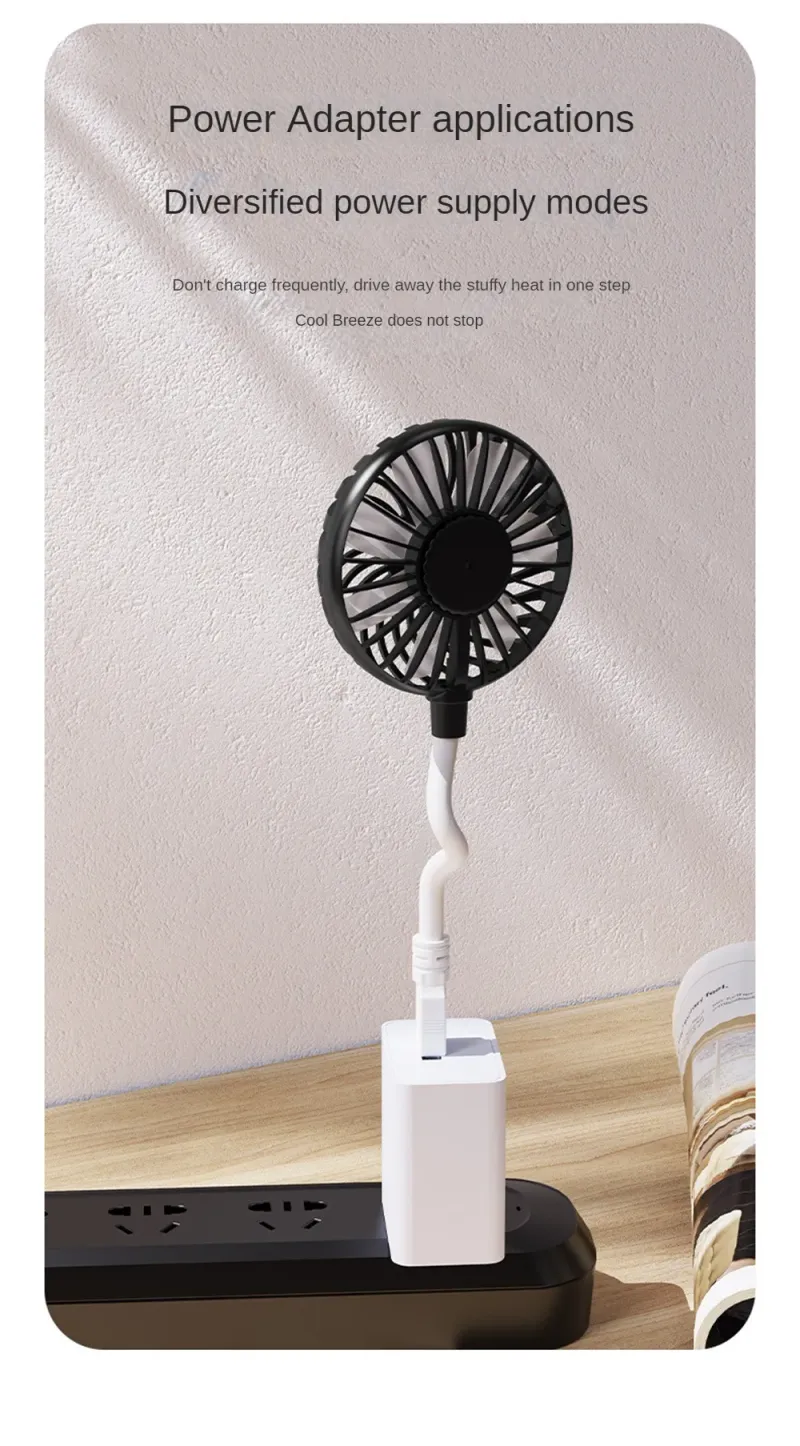 Neu Mini Stille Büro Tisch Kleine Kühler Sommer Tragbare Lüfter USB Aufladbare_voghion.com
