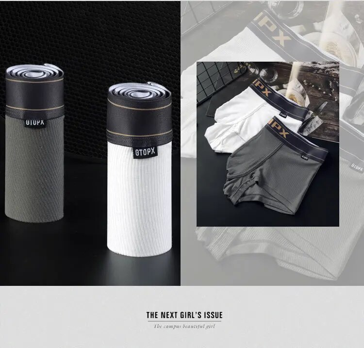 Ανδρικά εσώρουχα χαμηλής μέσης Boxers 3D πουγκί μονής στρώσης, λεπτή αναπνεύσιμη που απομακρύνει τον ιδρώτα, σπορ σορτς μπόξερ για άνδρες_voghion.com