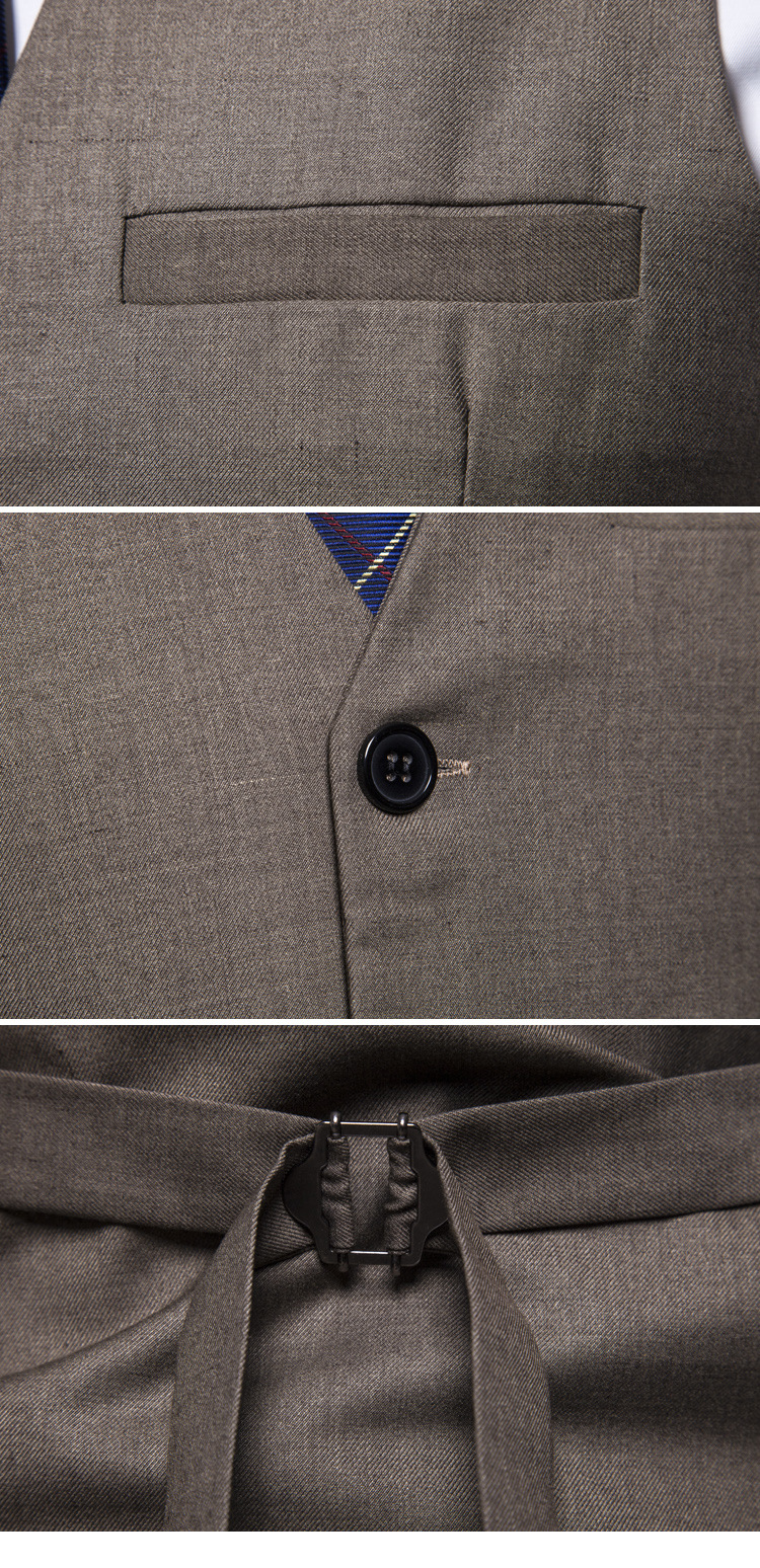 Trauzeugenweste für Herren, übergroße Herrenbekleidung_voghion.com