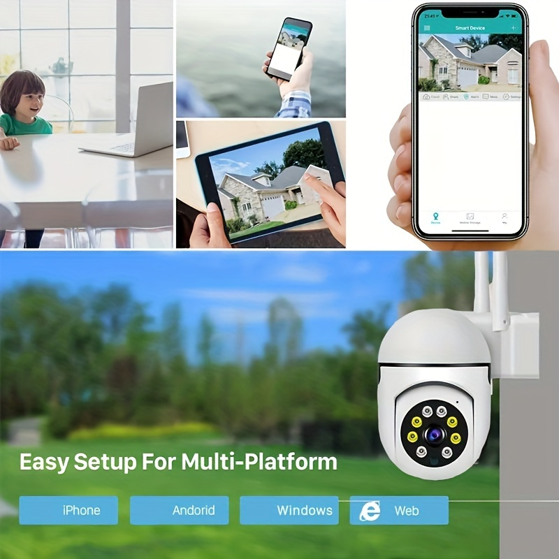 355 degree intercom 1080p remote night vision high-definition WIFI home security monitoring camera APP operation_voghion.com