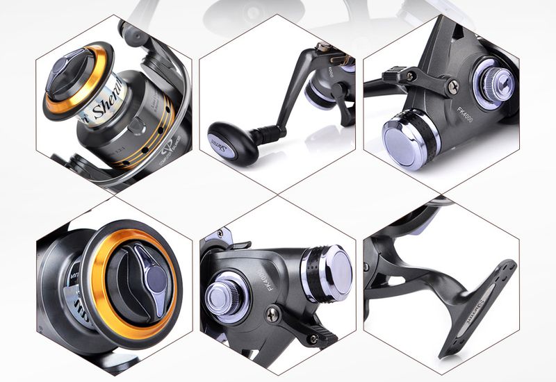FISHKING Spinning Lure Full Metal Line Cup Crank Arm Canna da lancio lunga Mulinello da pesca in mare_voghion.com
