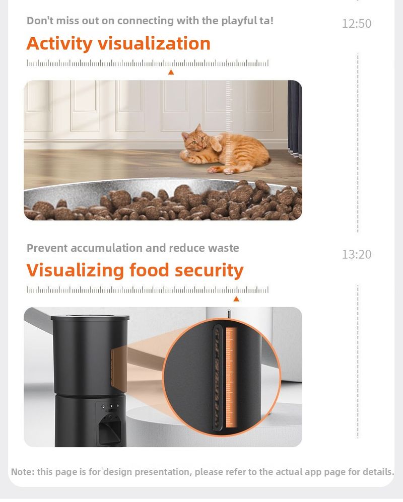 Distributeur automatique de nourriture sans fil Michi avec minuterie pour chiens et chats_voghion.com