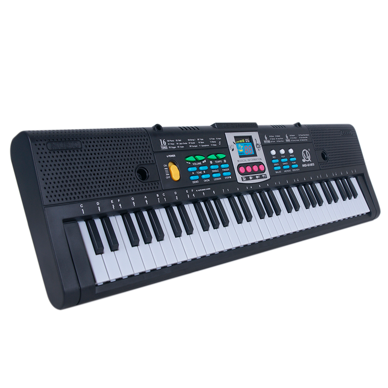 ToysMall 61 Key Multifunction Digital Electronic Music Piano Keyboard Toy With Microphone_voghion.com