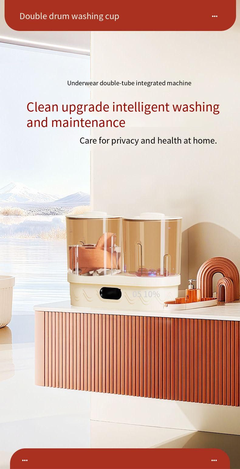 Mini lavatrice completamente automatica per calzini, biancheria intima e mutandine_voghion.com