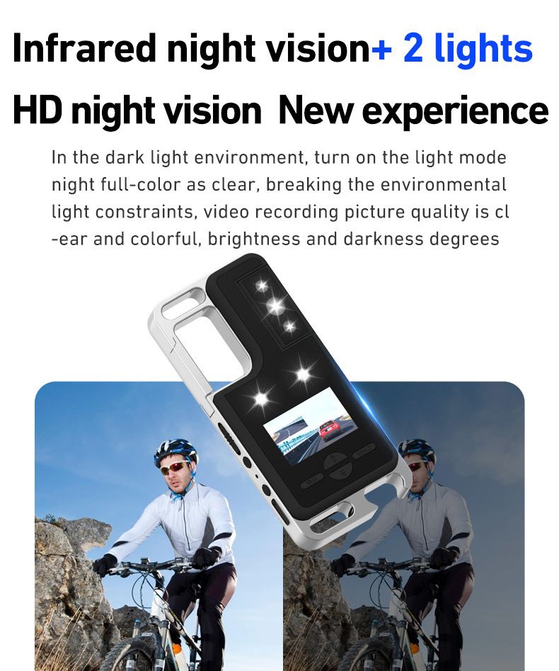 New Outdoor Lighting, Sports Fishing Camera, Motorcycle Riding Recorder, 2K HD Helmet_voghion.com
