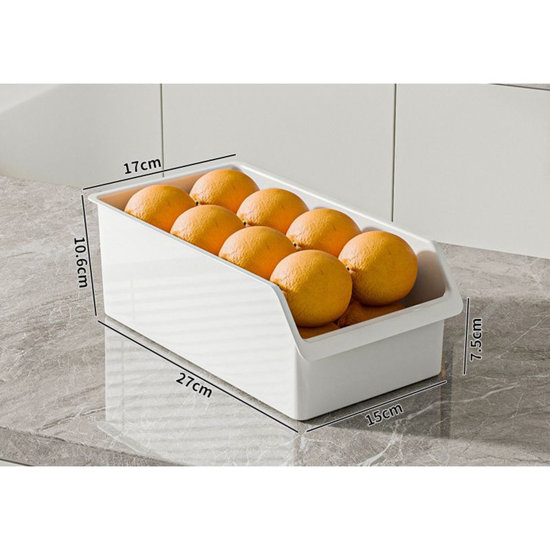 Koelkastlade-organizer - Plastic ei- en fruitopslag Transparante vershouddoos EU-keuken_voghion.com
