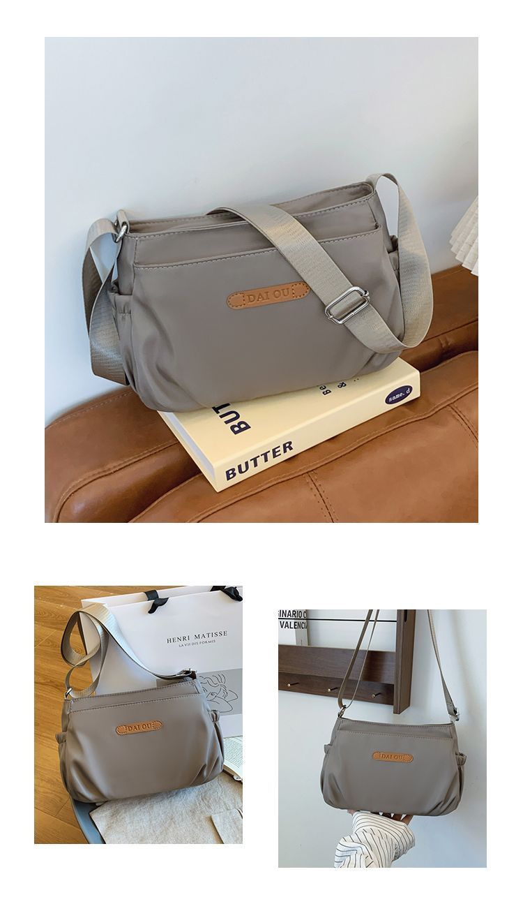 Oxford Cloth For Women, Lightweight Multi-layer Nylon Canvas, Mother's Middle-aged Women's Single Shoulder Crossbody_voghion.com