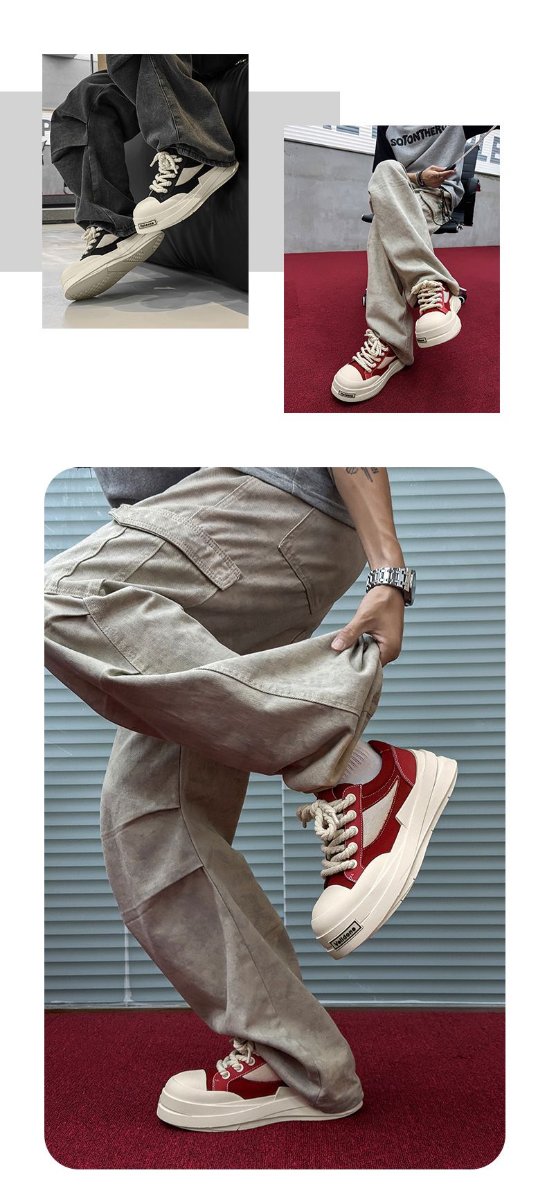 2025 Fall And Winter New Breathable Big Toe Sports Leisure Tide High-end Couple Canvas Shoes_voghion.com