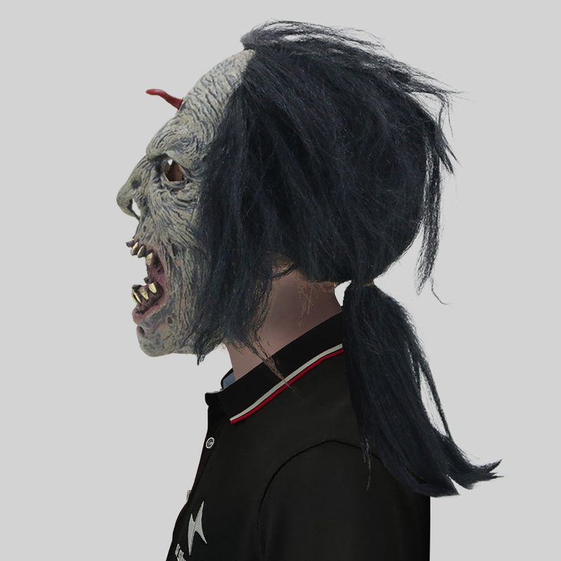 Insetti sul viso Horror Smorfia Mascherata Transfrontaliera Maschera dal vivo Festa di Halloween Parodia Oggetti di scena_voghion.com