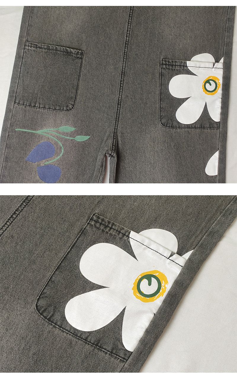 Ärmelloser, cooler Overall mit Boho-Print für Damen_voghion.com