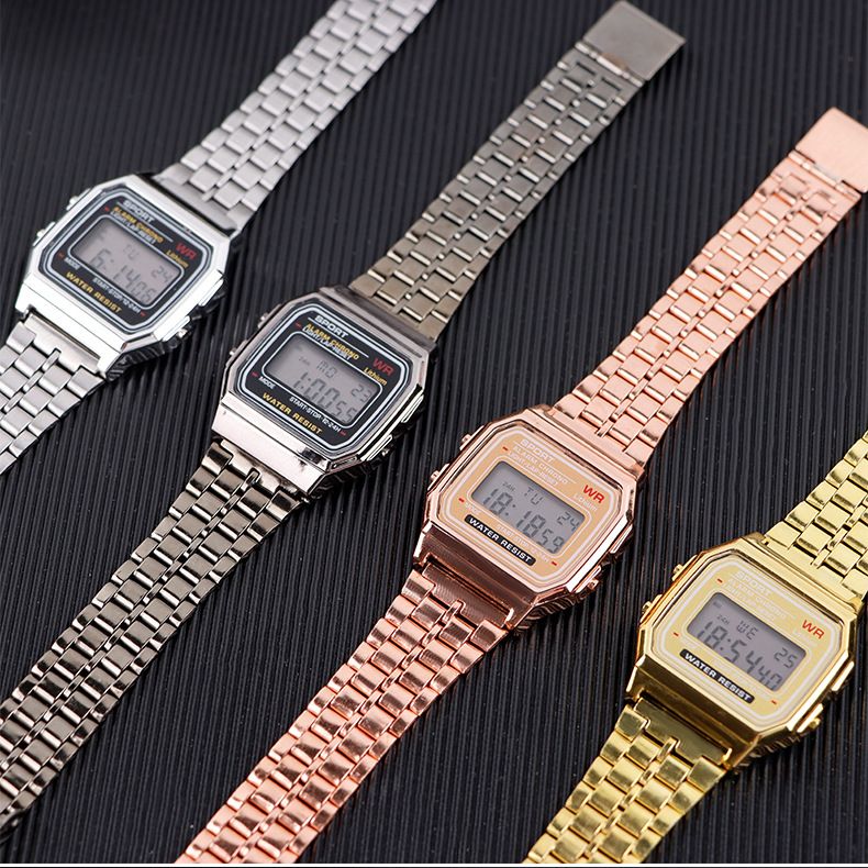 Herren Business Elektronische Uhr Student Casual Fashion Sports Multifunktionale wasserdichte Uhr_voghion.com