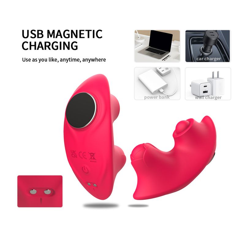 Invisible Wearable Vibrating Egg Vibrator For Women's Underwear Magnetic Vibration Massage Assault Masturbator_voghion.com