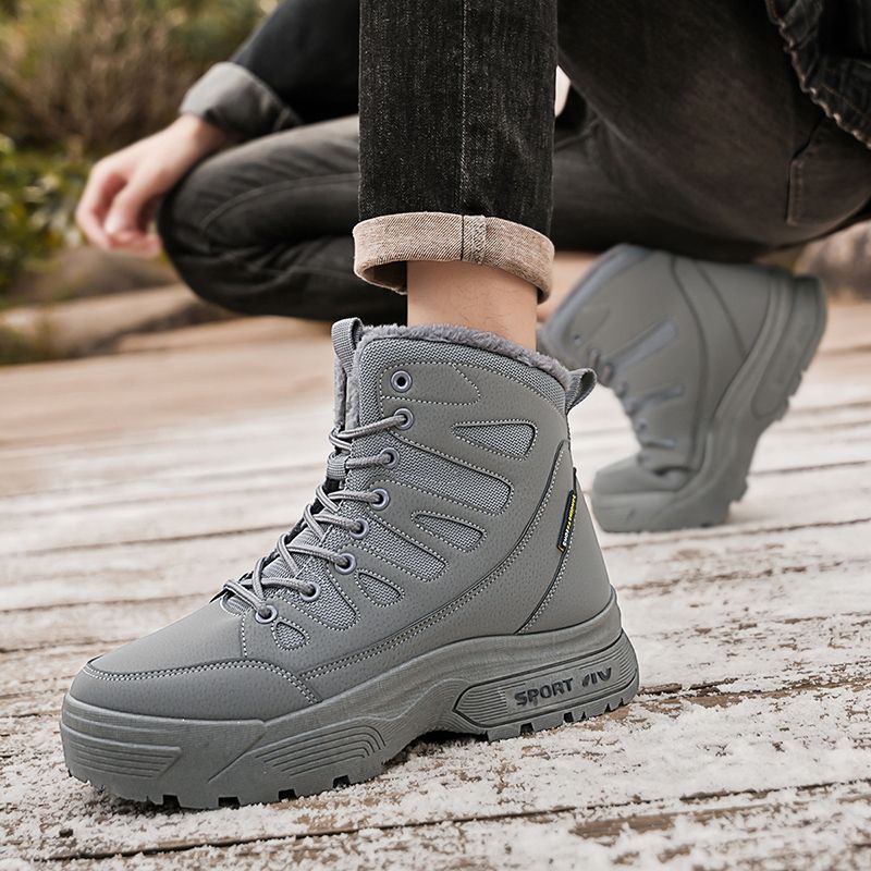 Neu Leder Frühling herren Schuhe High-top herren Erhöhung Werkzeug Martin Stiefel_voghion.com