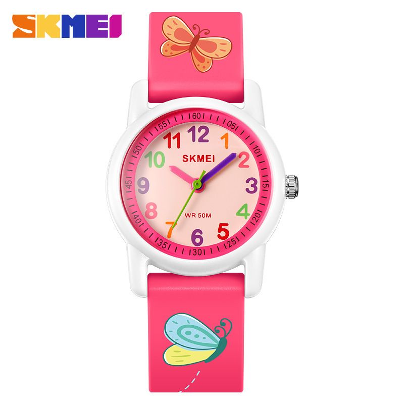 Timeless Beauty Student Edition Children's Waterproof Quartz Watch Ins Style Boys Girls Colorful Cartoon Wristwatch_voghion.com