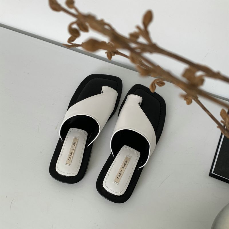 Crowdsourced design, damskor med fyrkantiga tåflip flops, nya mångsidiga strandskor för sommaren för utomhusbruk 2023_voghion.com