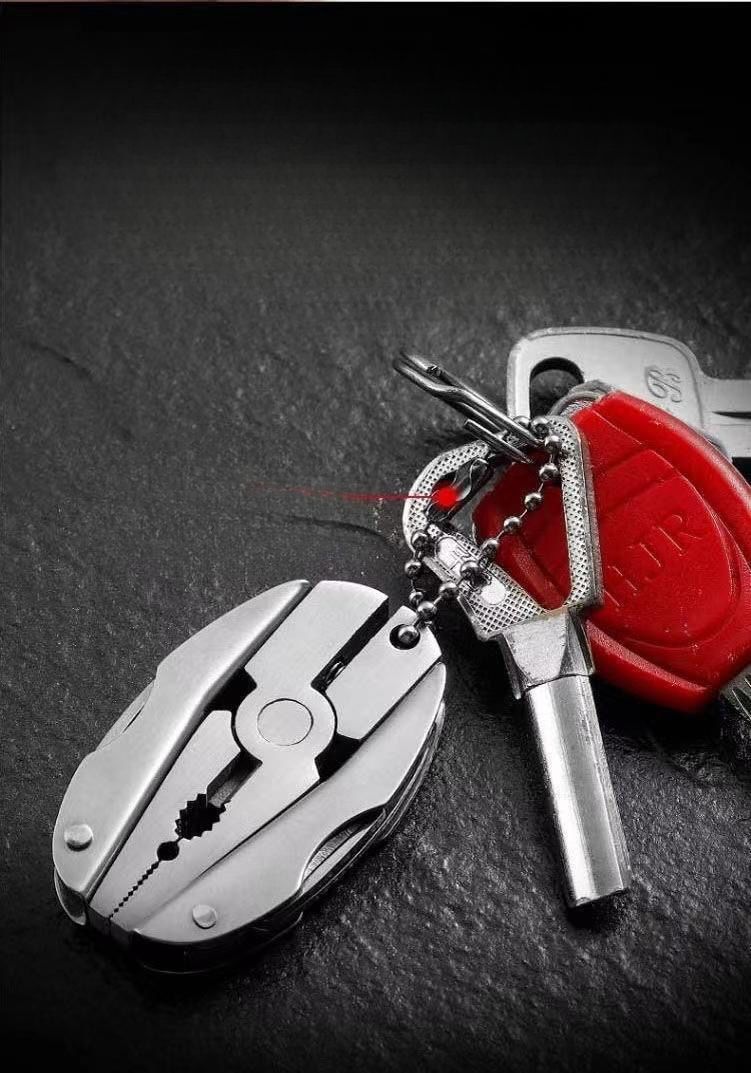 【Fan Exclusive Offer】Outdoor Multi-Function Folding Self-Rescue Portable Mini Keychain Pliers_voghion.com