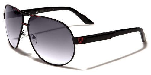 GAFAS DE SOL PILOTO DE DISEÑADOR KHAN L GRANDE NEGRO RETRO UV400 GRANDE HOMBRE MUJER NIÑOS_voghion.com