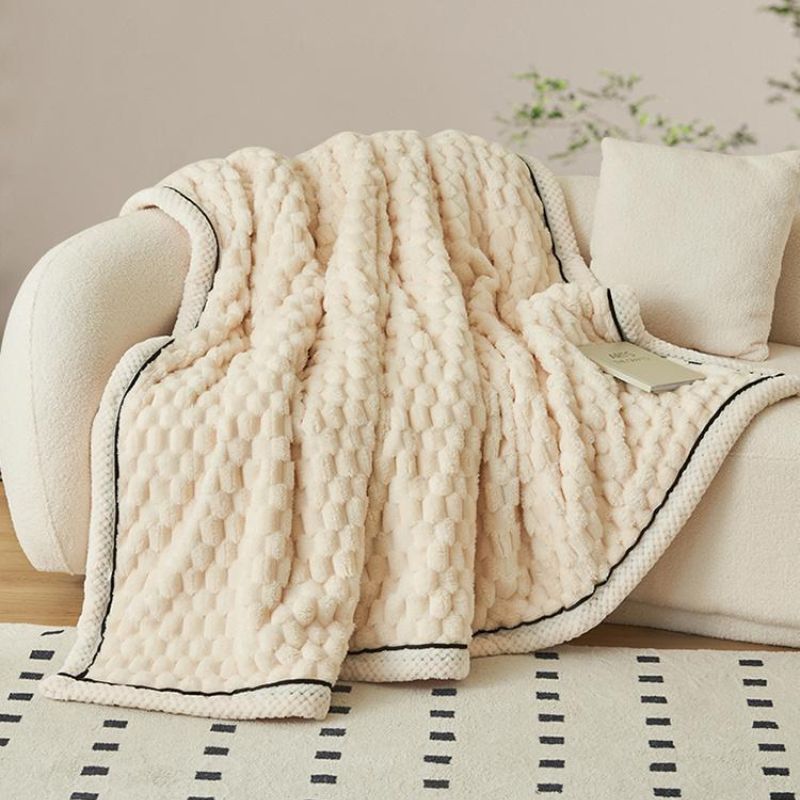 Soft Fluffy Lamb Wool Blanket Thick Anti Static Coral Blanket Household Warm Sofa ThrowTowel Milk Flannel Double-sided Bed Sheet_voghion.com