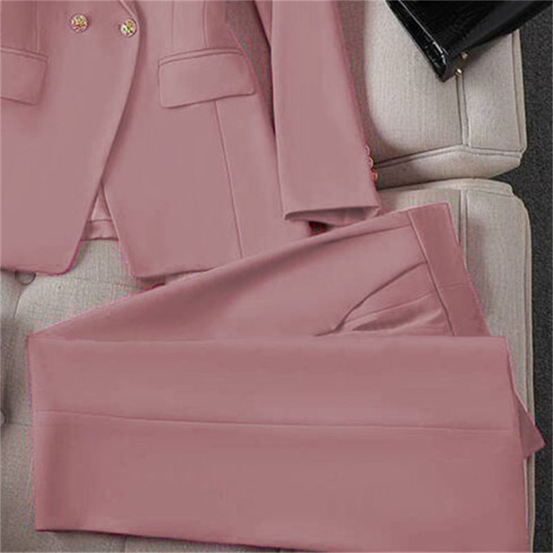 Women's Clothing Spring Red Suit Jacket Women's New Professional Temperament Commuter Small Fashion Suit Set_voghion.com