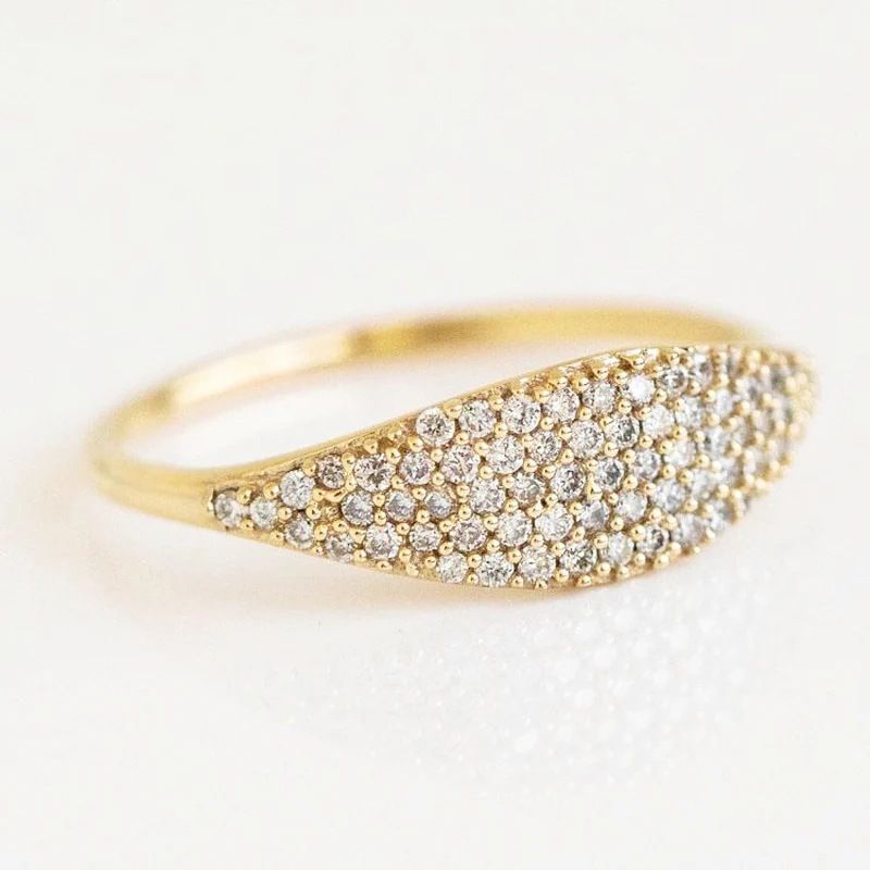 Cao Shi French Mix And Match Style Ins Super Hot Exquisite Dense Set Ring Simple Fine Jewelry_voghion.com
