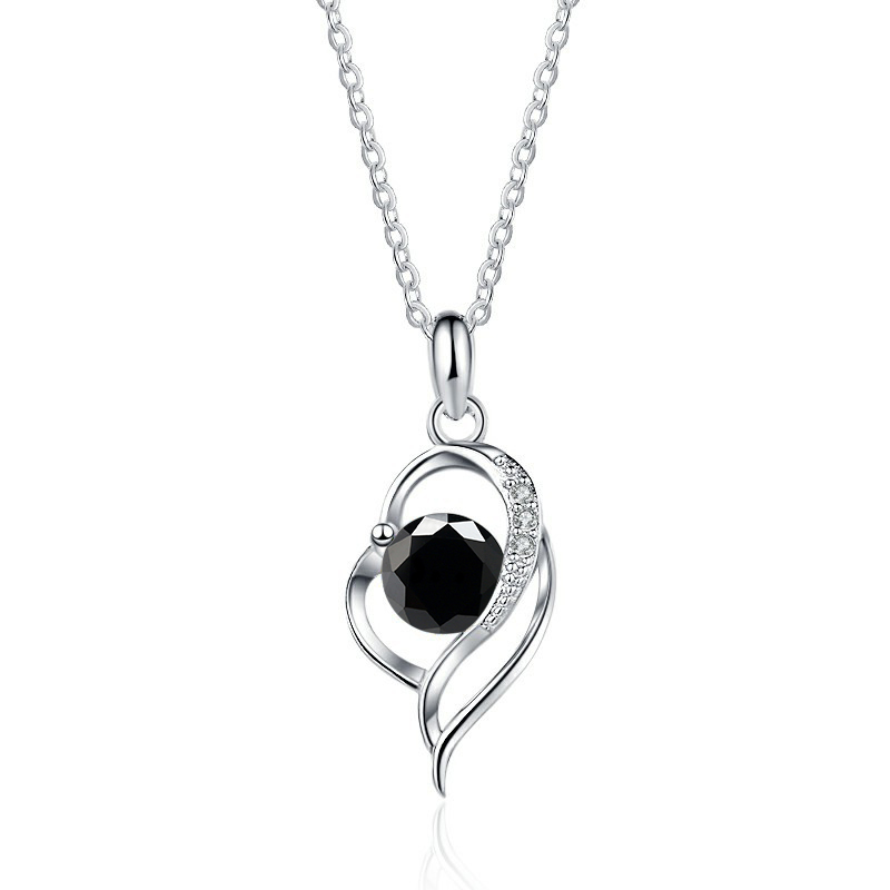 Tancise Real Halskette mit Moissanit-Anhänger in Herzform, für Damen, aus Sterlingsilber, funkelnd, für Hochzeit, Party, Edler Schmuck_voghion.com