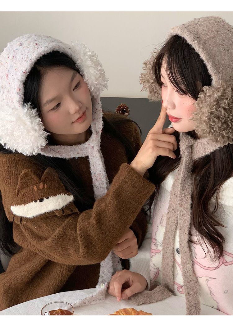 Women's Shearling Fleece 2025 New Winter Earmuffs Stylish And Versatile_voghion.com