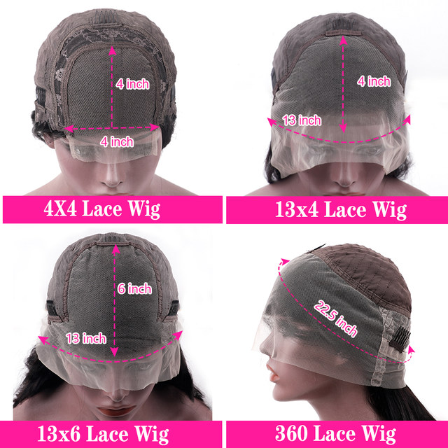 250 Density Straight Short Bob Human Hair Wigs Front Wig HD Transparent Brazilian Human Hair Wigs For Women 4x4 Lace Closure Wig_voghion.com