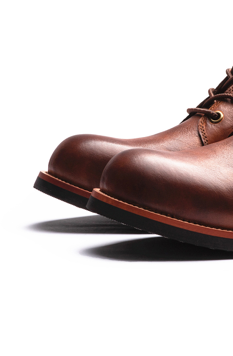 Herrenschuhe Amekhaki Style Martin Boots Herren Big Toe Work Biker Boots_voghion.com