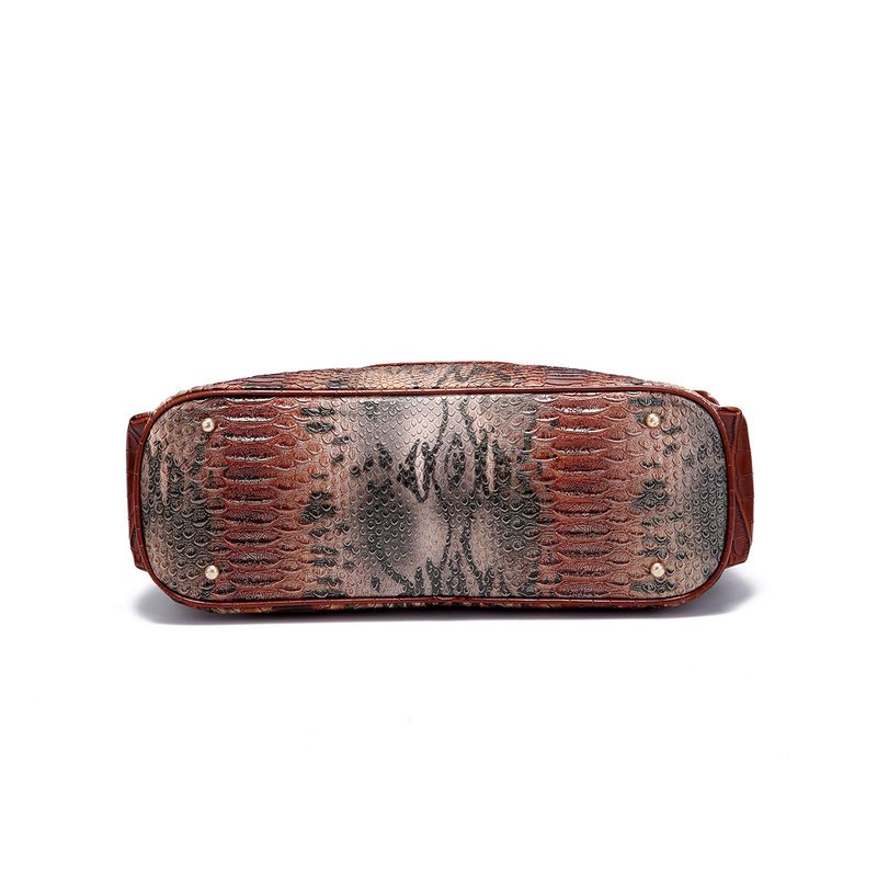 Borsa a mano con tracolla e motivo serpente, stile retrò, da donna_voghion.com