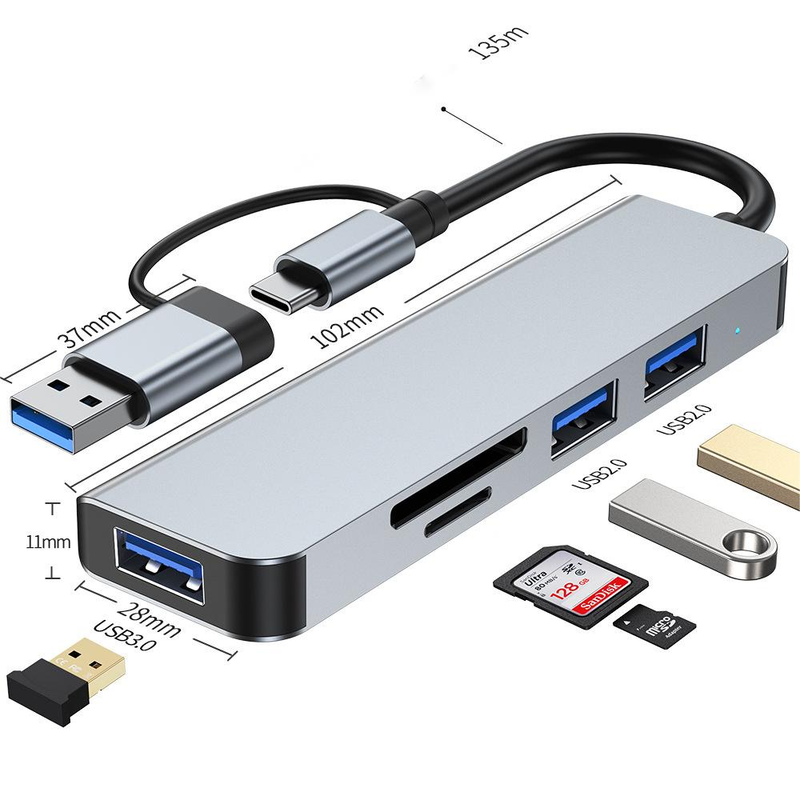 Mosible USB C Hub zu HDMI-kompatibler Rj45 VGA Adapter OTG Thunderbolt 3 Dock mit PD TF SD Jack3,5mm für MacBook Pro/Air M1 M2_voghion.com