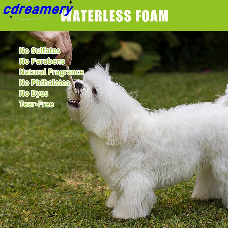 Cat Dog Waterless Shampoo Foam Dry Cleaning Mousse Spray No Rinse Pet Grooming Foam For All Pets_voghion.com