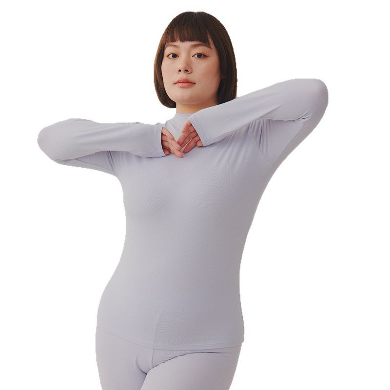 7A Antibakterielle Reine Baumwolle Plus Größe Damen Thermo-Unterwäsche-Set Hohe Elastizität Nahtlose Heizung Slim Fit Dünn_voghion.com