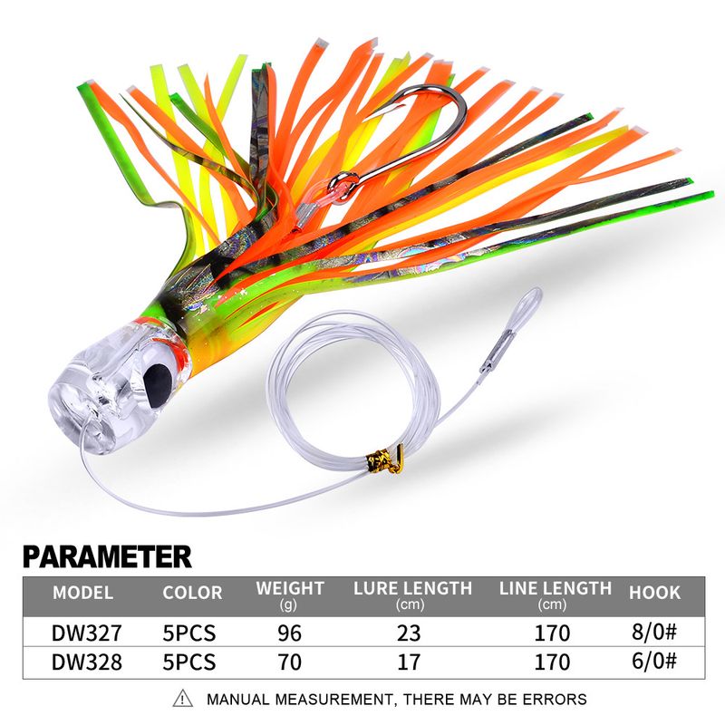 Köder Acryl Octopus Drag Soft 23cm 17cm Harz Bionic Köder Meer Boot Angelausrüstung_voghion.com