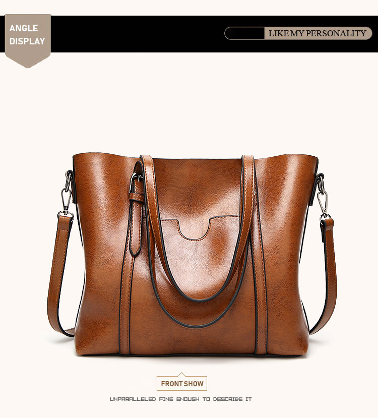 Borse a tracolla per donna Borsa a mano in pelle cerata e olio Borsa a tracolla Borsa a mano da donna Borse da donna Borsa a mano firmata Alta_voghion.com